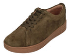 FITFLOP Damen Sneakers RALLY SUEDE - deep olive