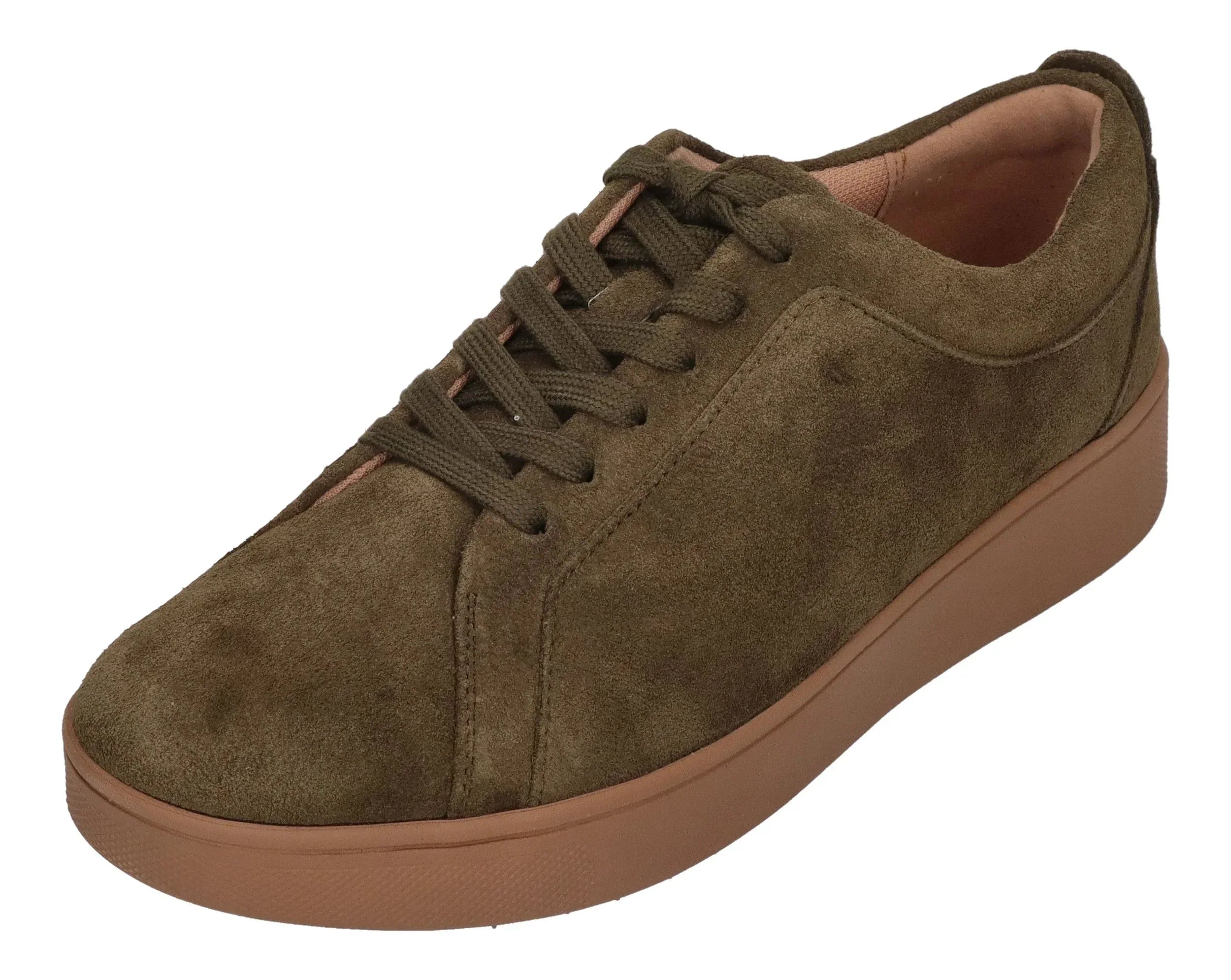 FITFLOP Damen Sneakers RALLY SUEDE - deep olive