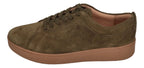 FITFLOP Damen Sneakers RALLY SUEDE - deep olive