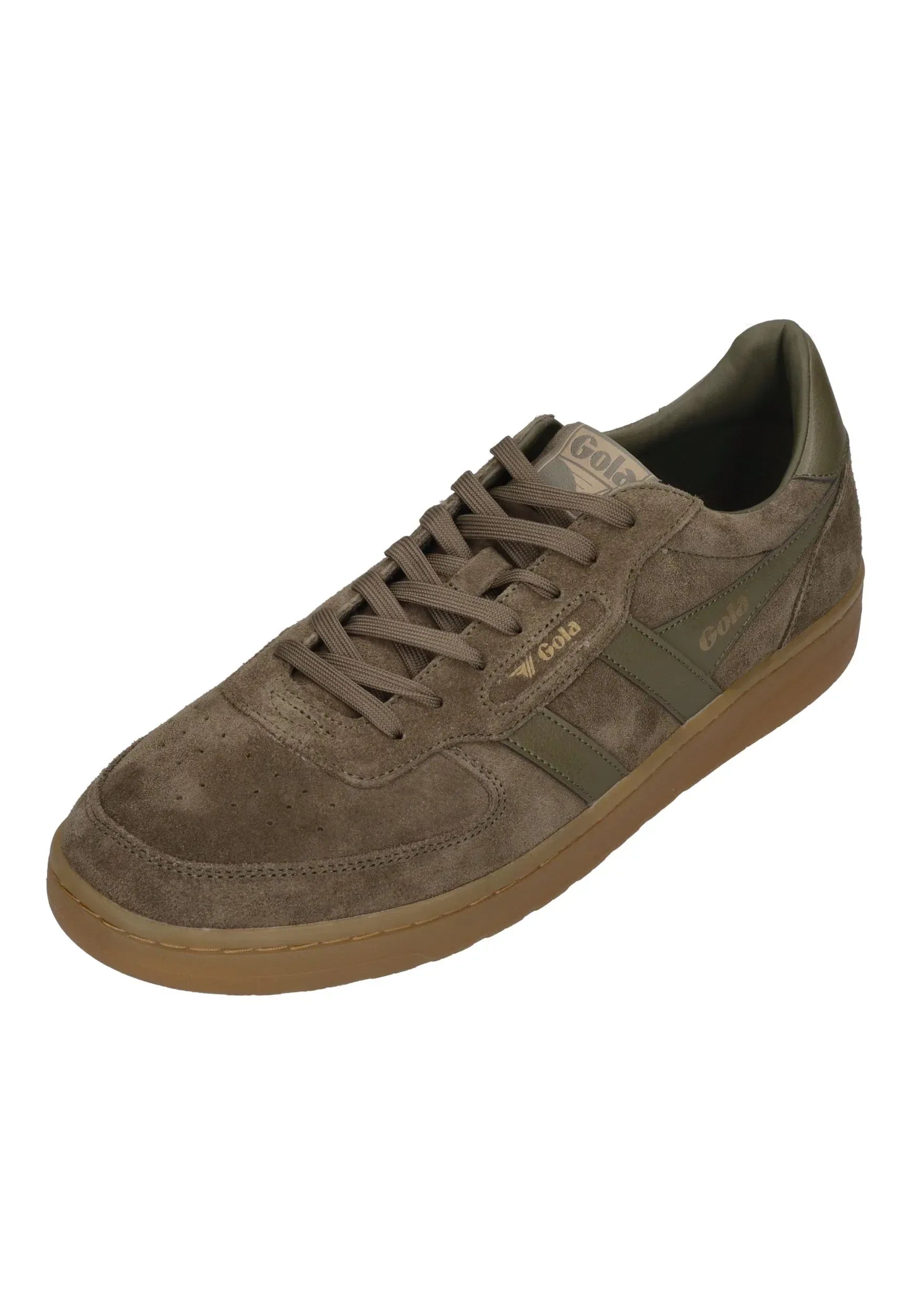 GOLA Herren Sneakers in Übergröße HAWK Suede 86 khaki gum