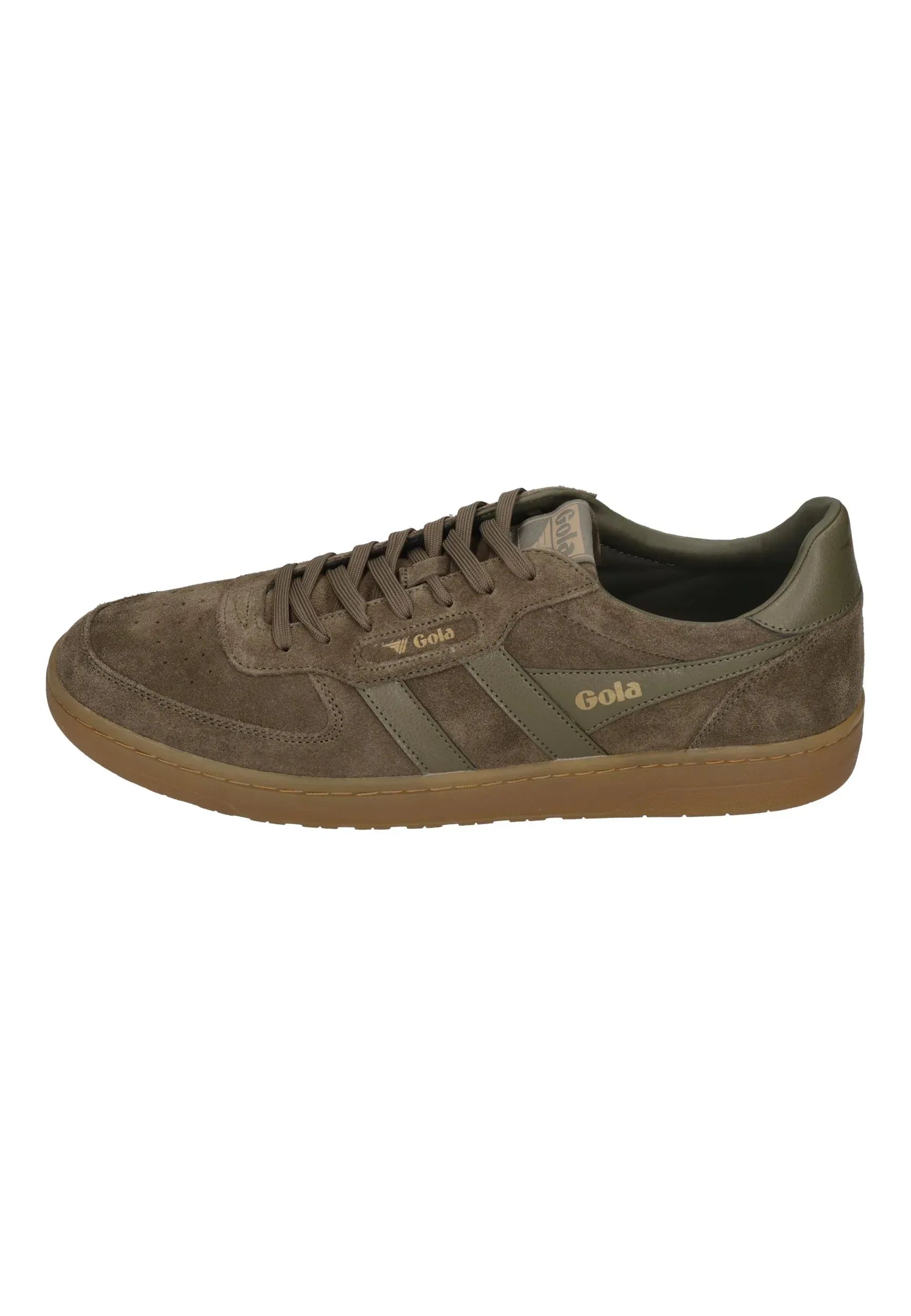 GOLA Herren Sneakers in Übergröße HAWK Suede 86 khaki gum