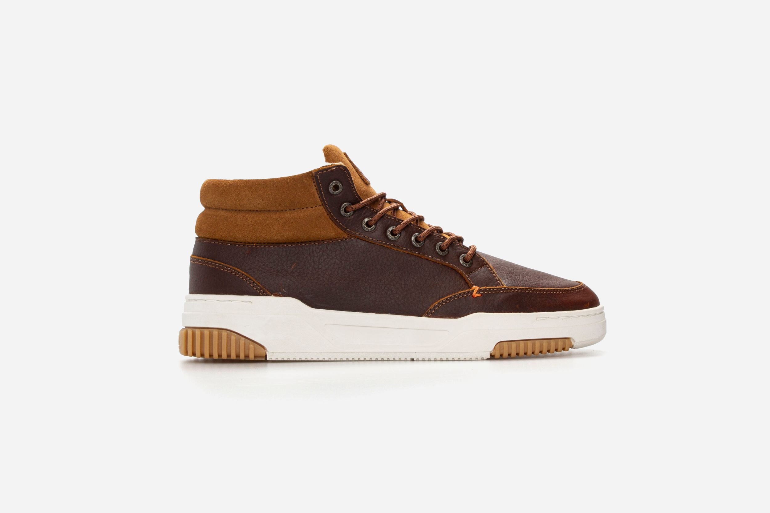 HUB FOOTWEAR Herren Sneakers MARK 2.1 cognac offwhite lt gum