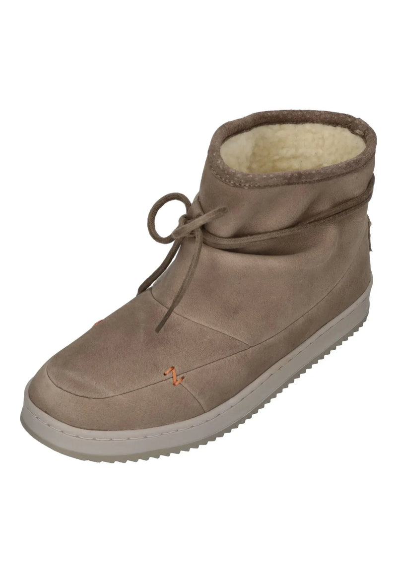 HUB FOOTWEAR Damen Booties QUEEN Oiled Nubuck dark taupe