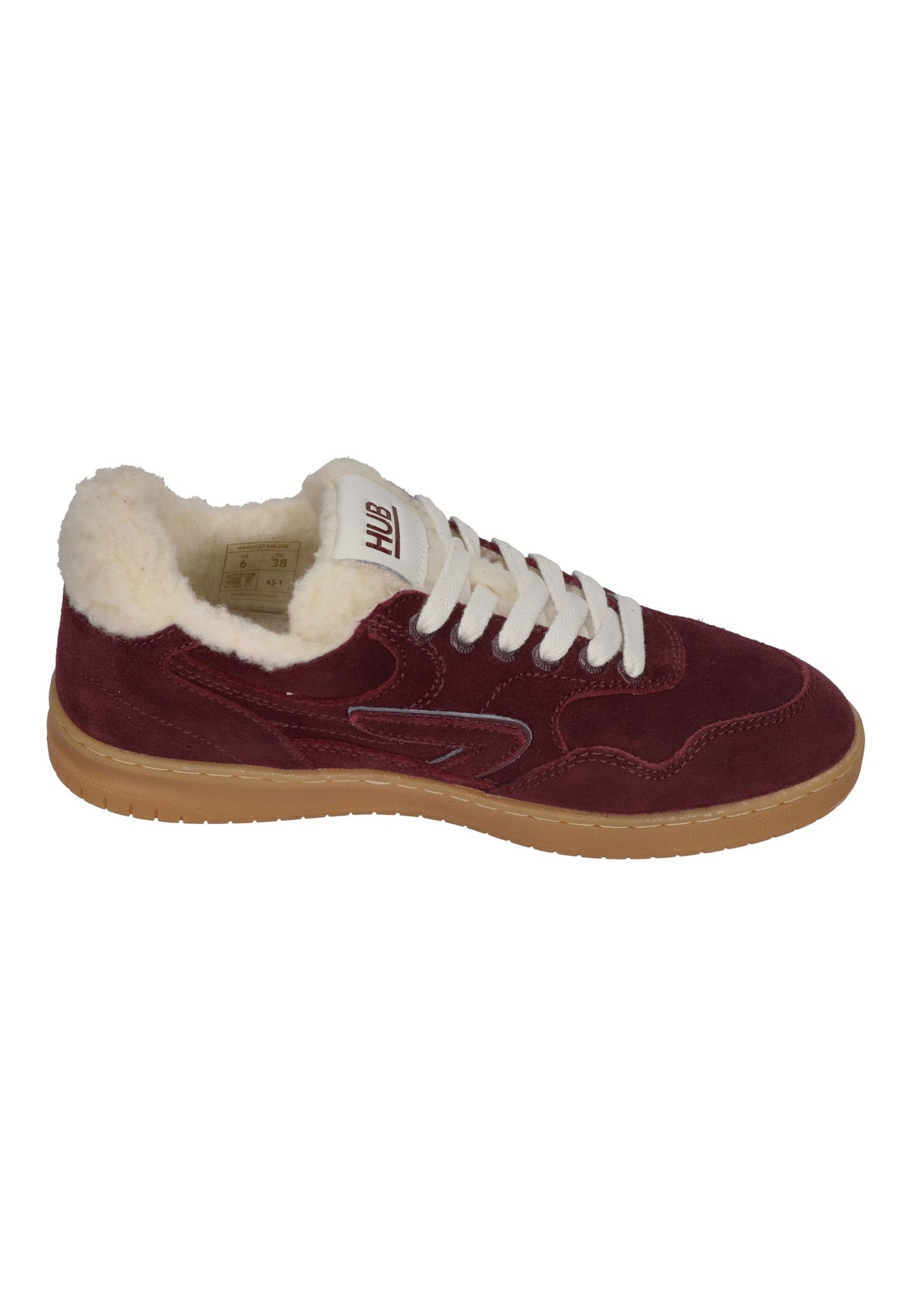 HUB FOOTWEAR Damen Sneakers VANCOUVER S57 dark burgundy