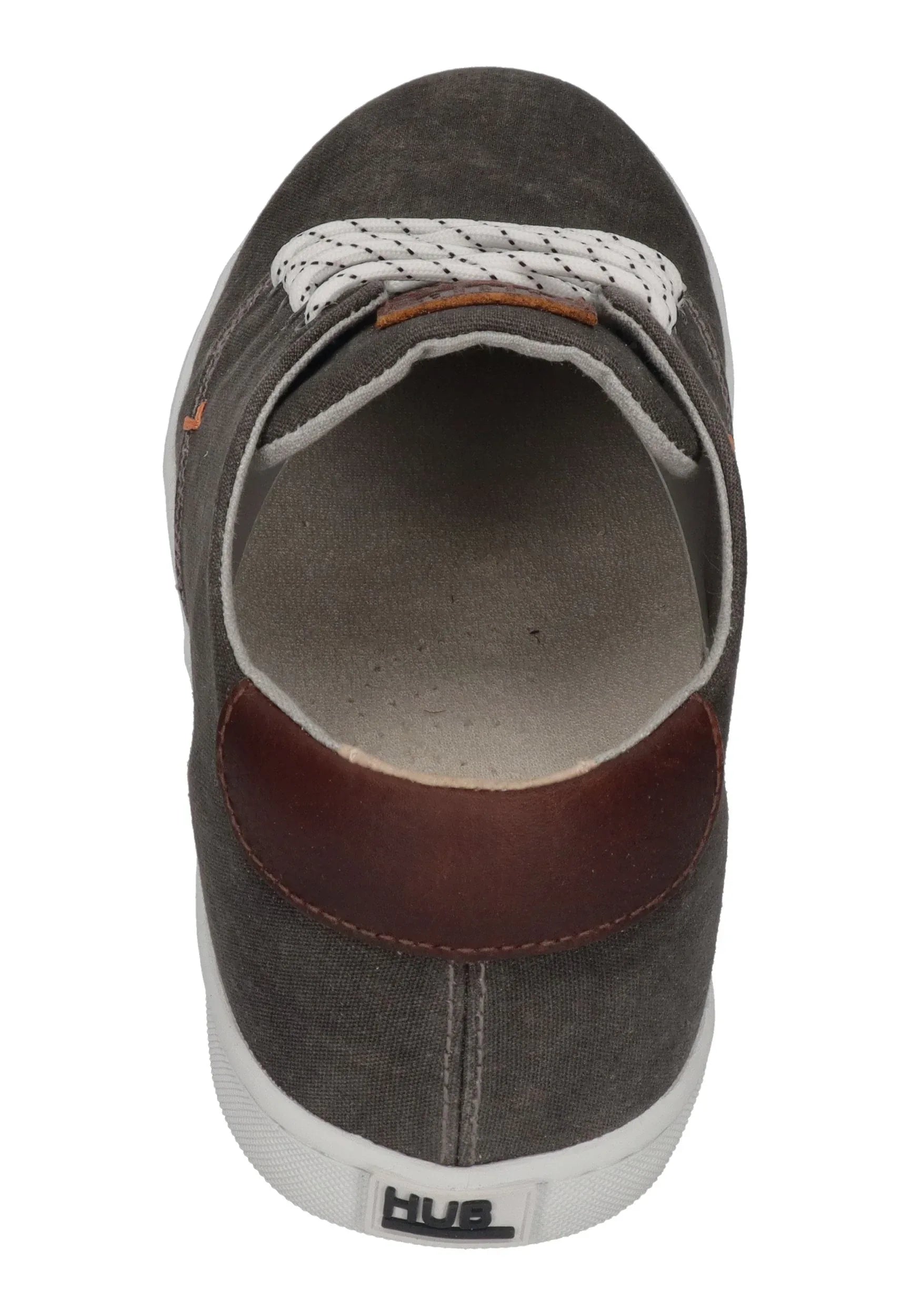 HUB FOOTWEAR Herren Sneakers CHUCKER black cognac white