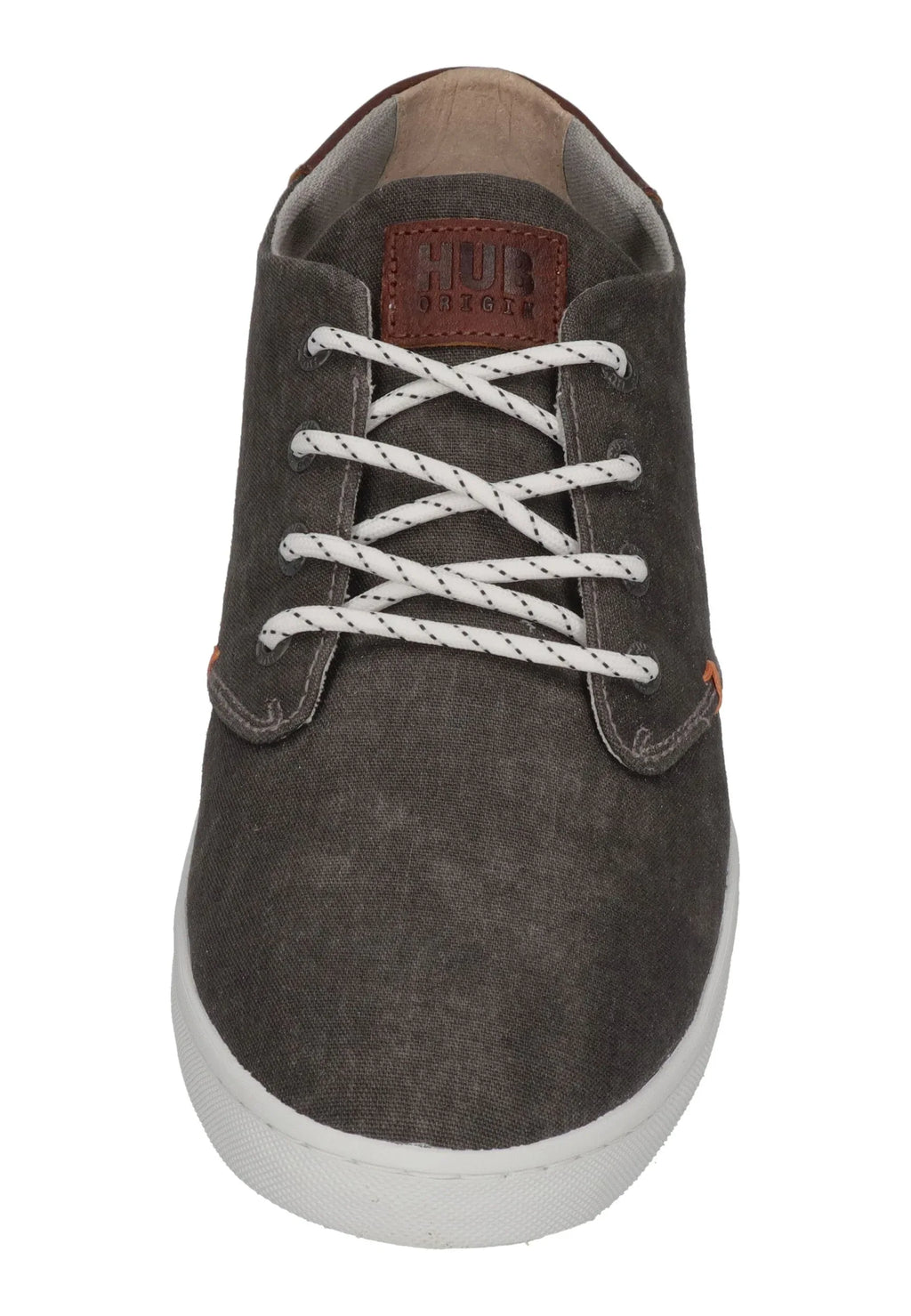 HUB FOOTWEAR Herren Sneakers CHUCKER black cognac white
