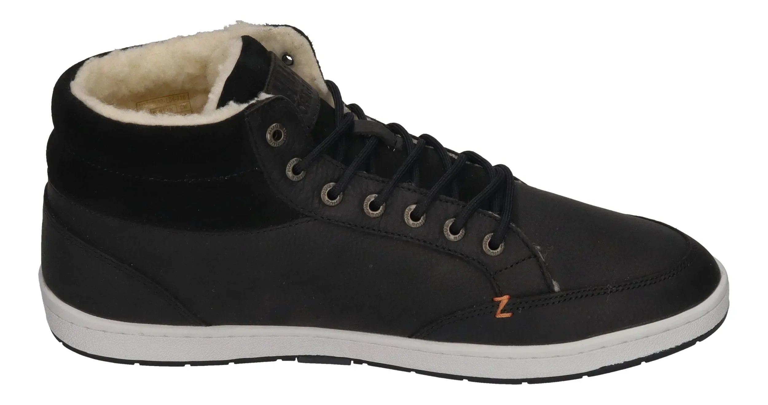 HUB FOOTWEAR gefütterte Herren Sneakers MARK black white