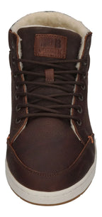 HUB FOOTWEAR gefütterte Herren Sneakers MARK dark brown