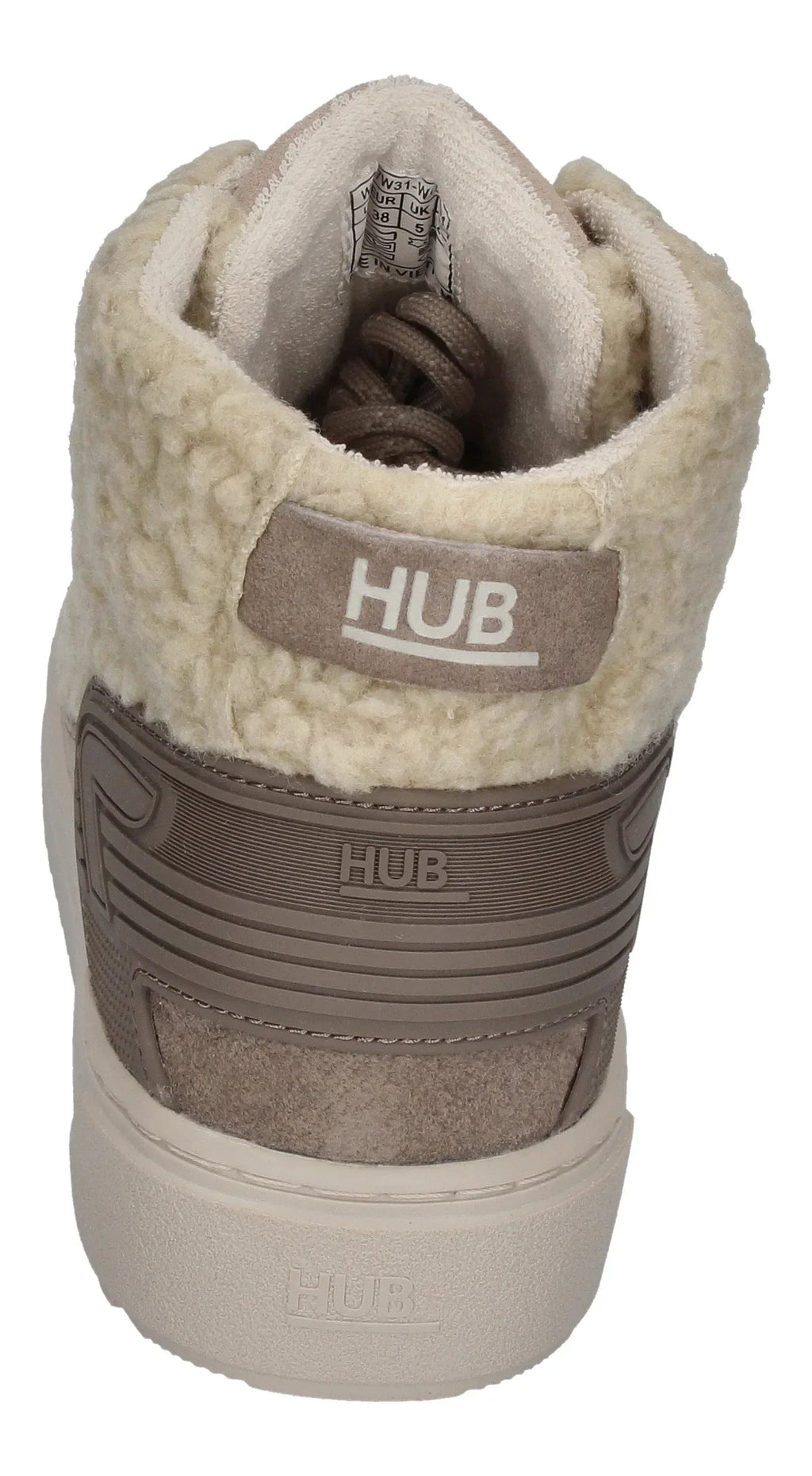 HUB FOOTWEAR Damen Booties TRACK W30 bone dark taupe-4