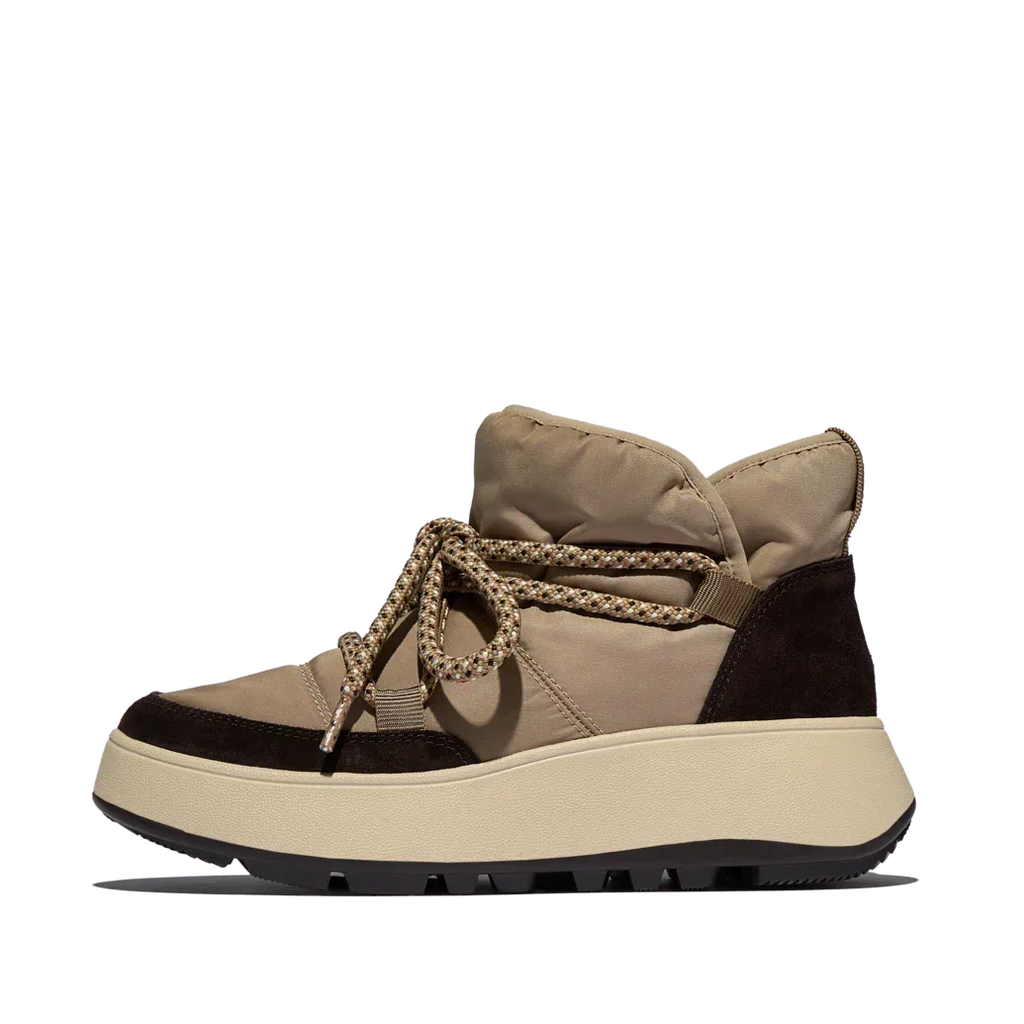 FITFLOP Damen-Booties F-MODE WR BIOFLEECE MESH FLATFORM taupe – Booties - Grau | shoedealo.shop – Bild 7