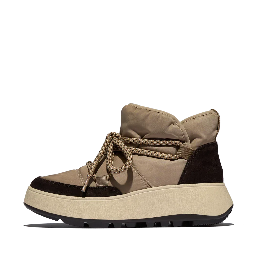 FITFLOP Damen-Booties F-MODE WR BIOFLEECE MESH FLATFORM taupe – Booties - Grau | shoedealo.shop – Bild 7