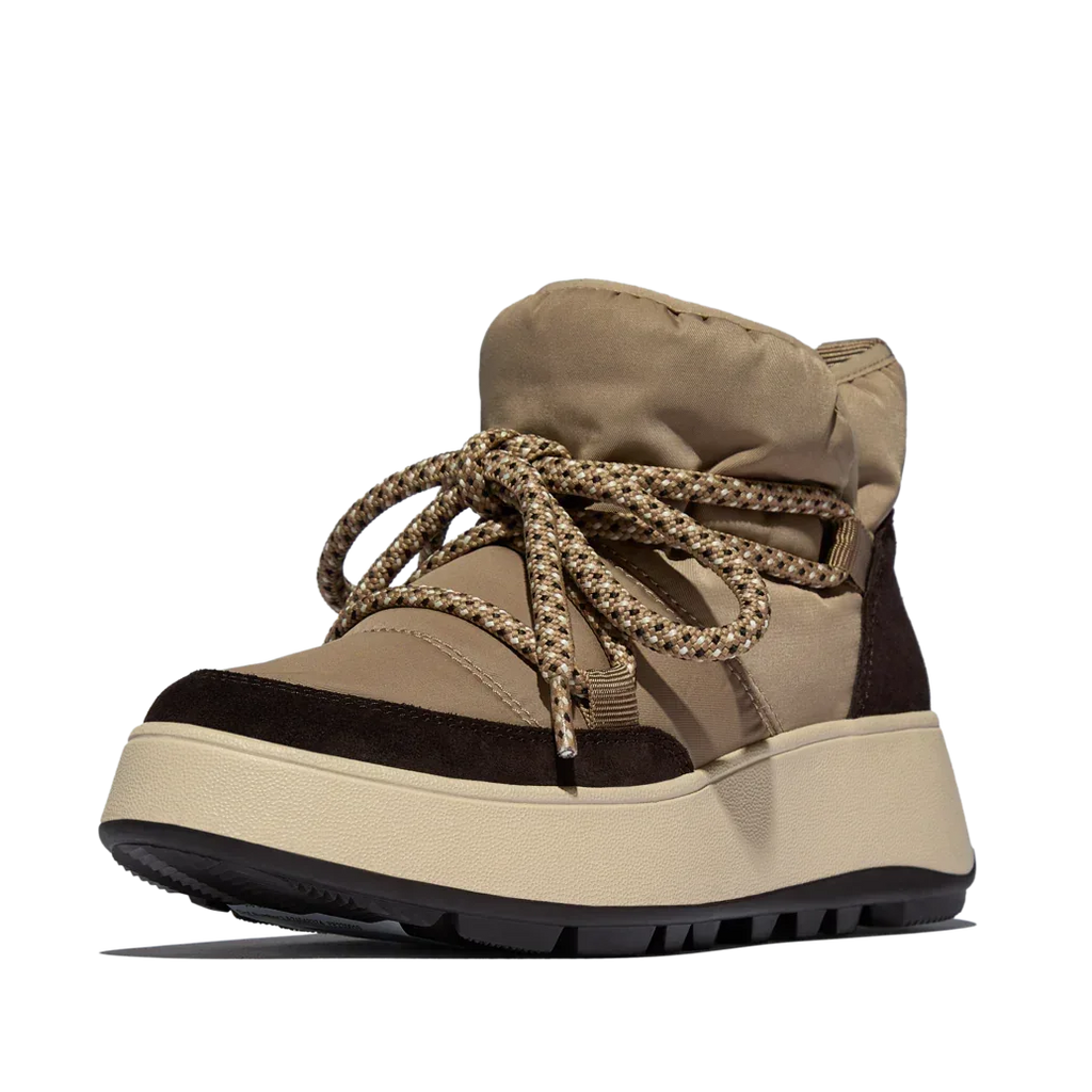 FITFLOP Damen-Booties F-MODE WR BIOFLEECE MESH FLATFORM taupe – Booties - Grau | shoedealo.shop – Bild 6
