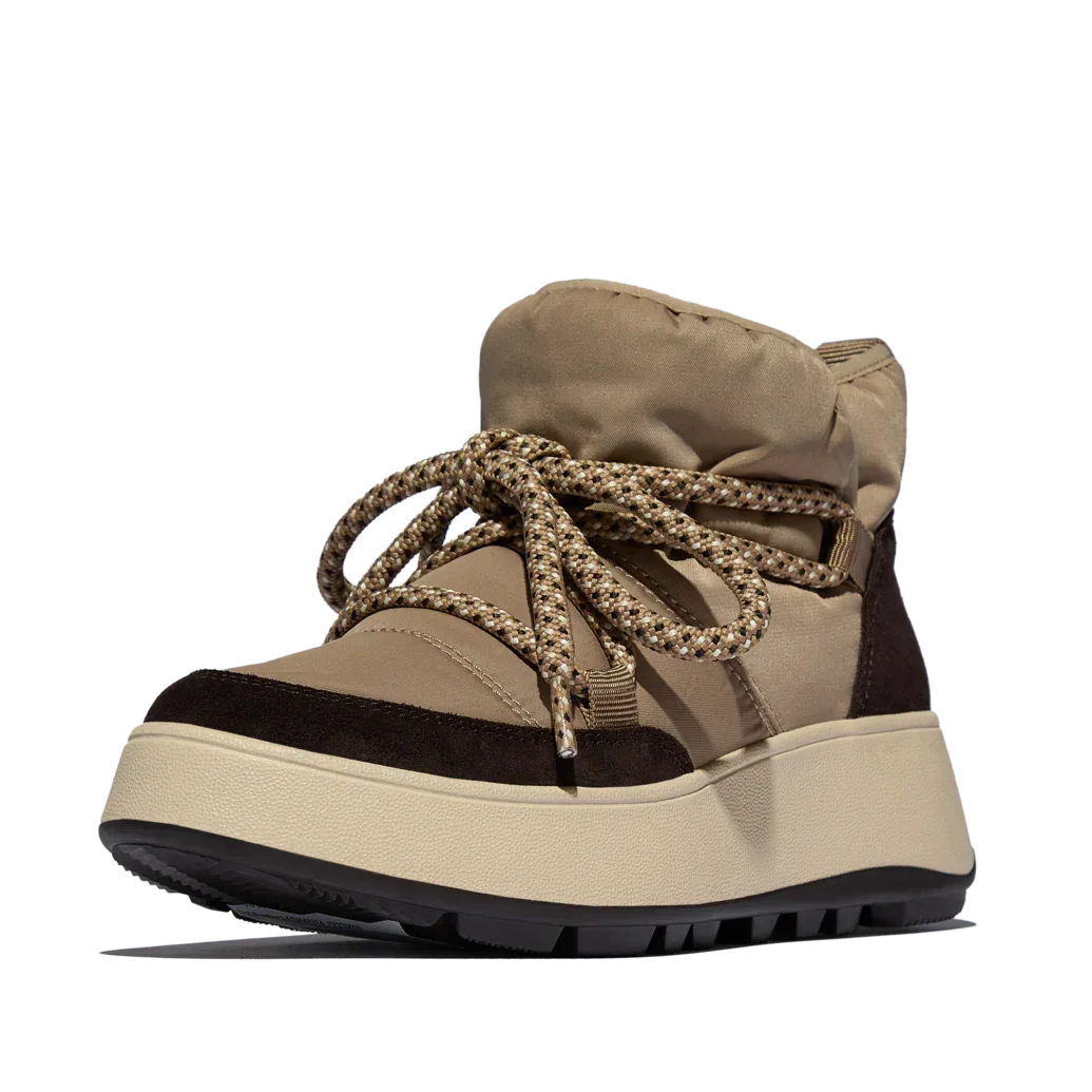 FITFLOP Damen-Booties F-MODE WR BIOFLEECE MESH FLATFORM taupe – Booties - Grau | shoedealo.shop – Bild 6