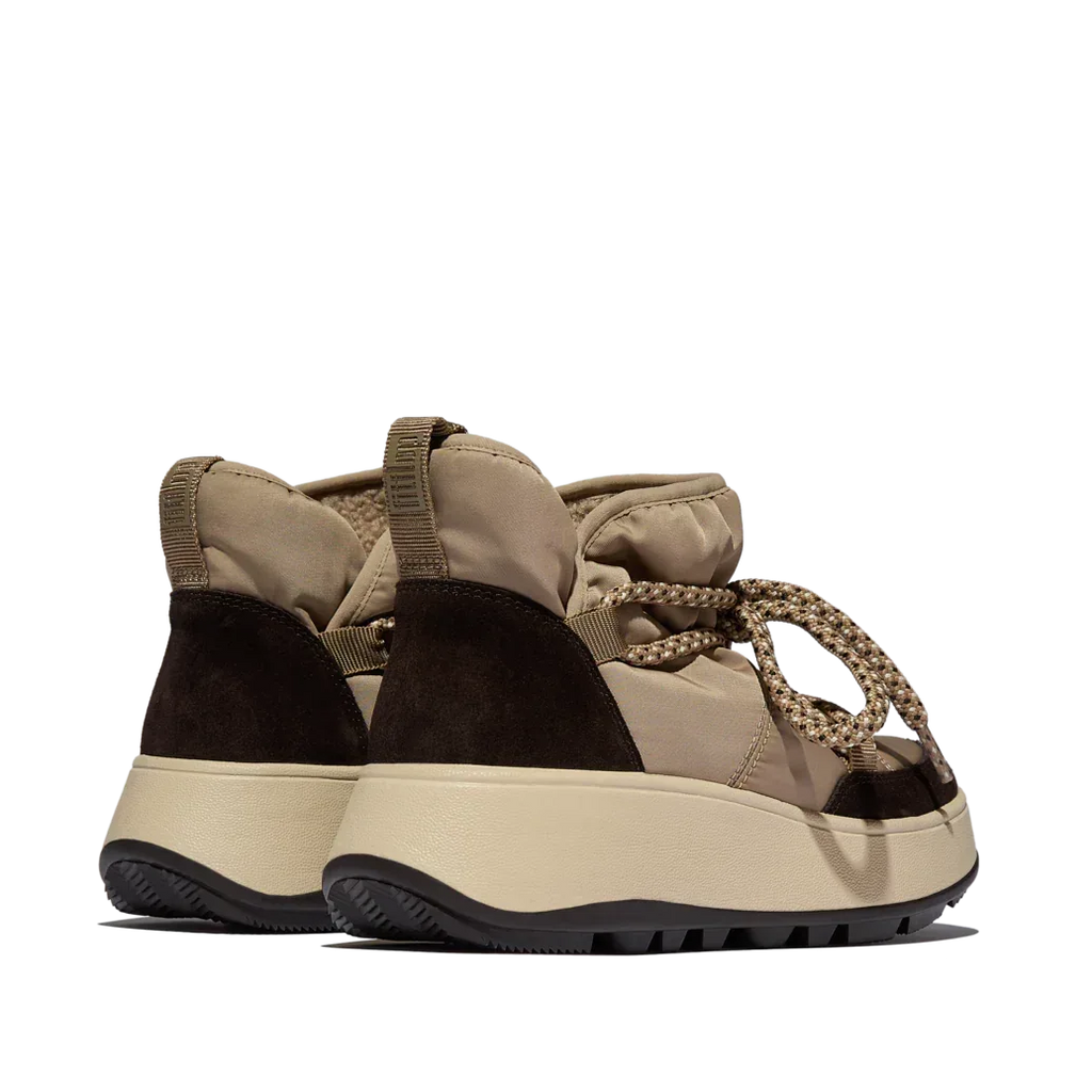 FITFLOP Damen-Booties F-MODE WR BIOFLEECE MESH FLATFORM taupe – Booties - Grau | shoedealo.shop – Bild 9