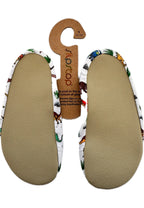SLIPSTOP Kinder Hausschuhe Badeschuhe ARIZONA Dino white