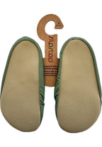 SLIPSTOP Kinder Hausschuhe Badeschuhe BASIL green