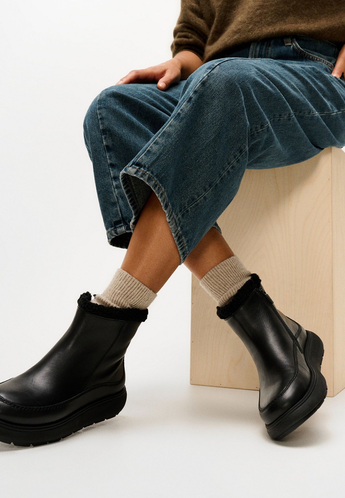 FITFLOP Damen Ankle Boots IQ-COMFF LEATHER all black