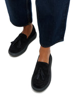 FITFLOP Damen Halbschuh IQ-COMFF TASSEL SUEDE all black