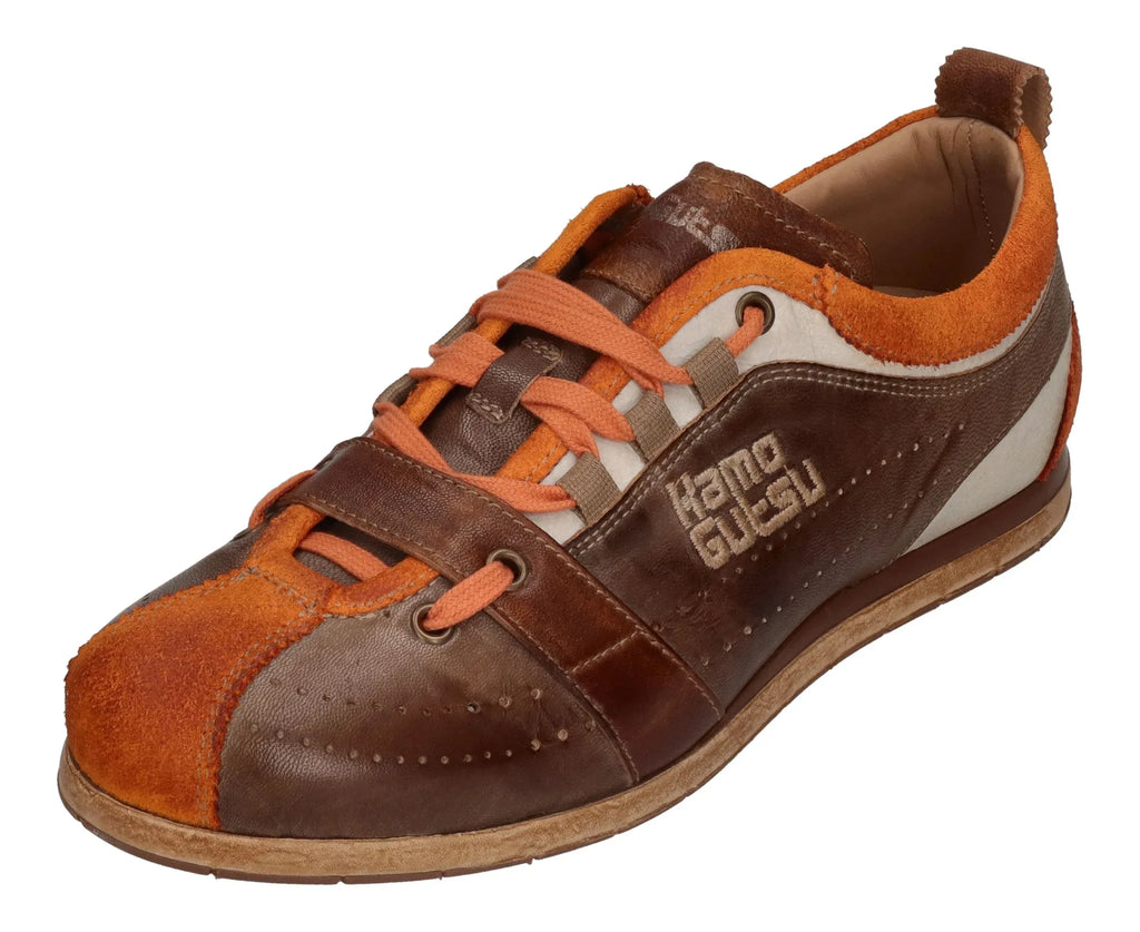 KAMO-GUTSU Herren Sneakers TIFO 017 arancio taupe