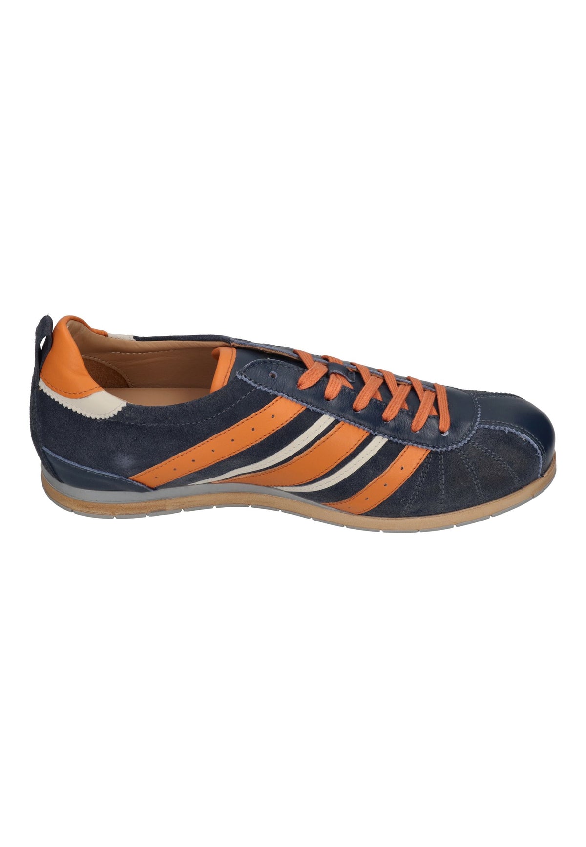 KAMO-GUTSU Herren Sneakers TIFO 049 denim arancio