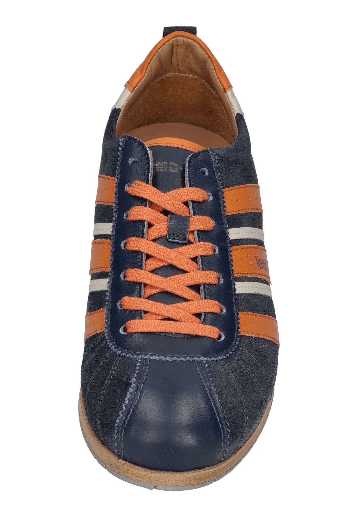 KAMO-GUTSU Herren Sneakers TIFO 049 denim arancio