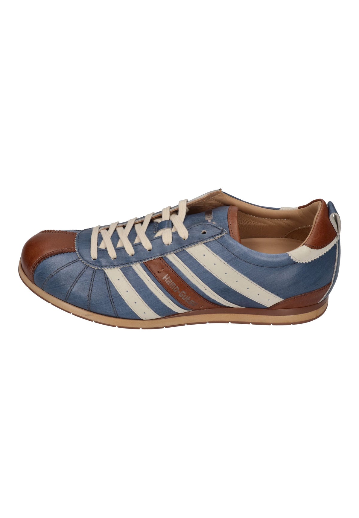 KAMO-GUTSU Herren Sneakers TIFO 049 ginepro cognac