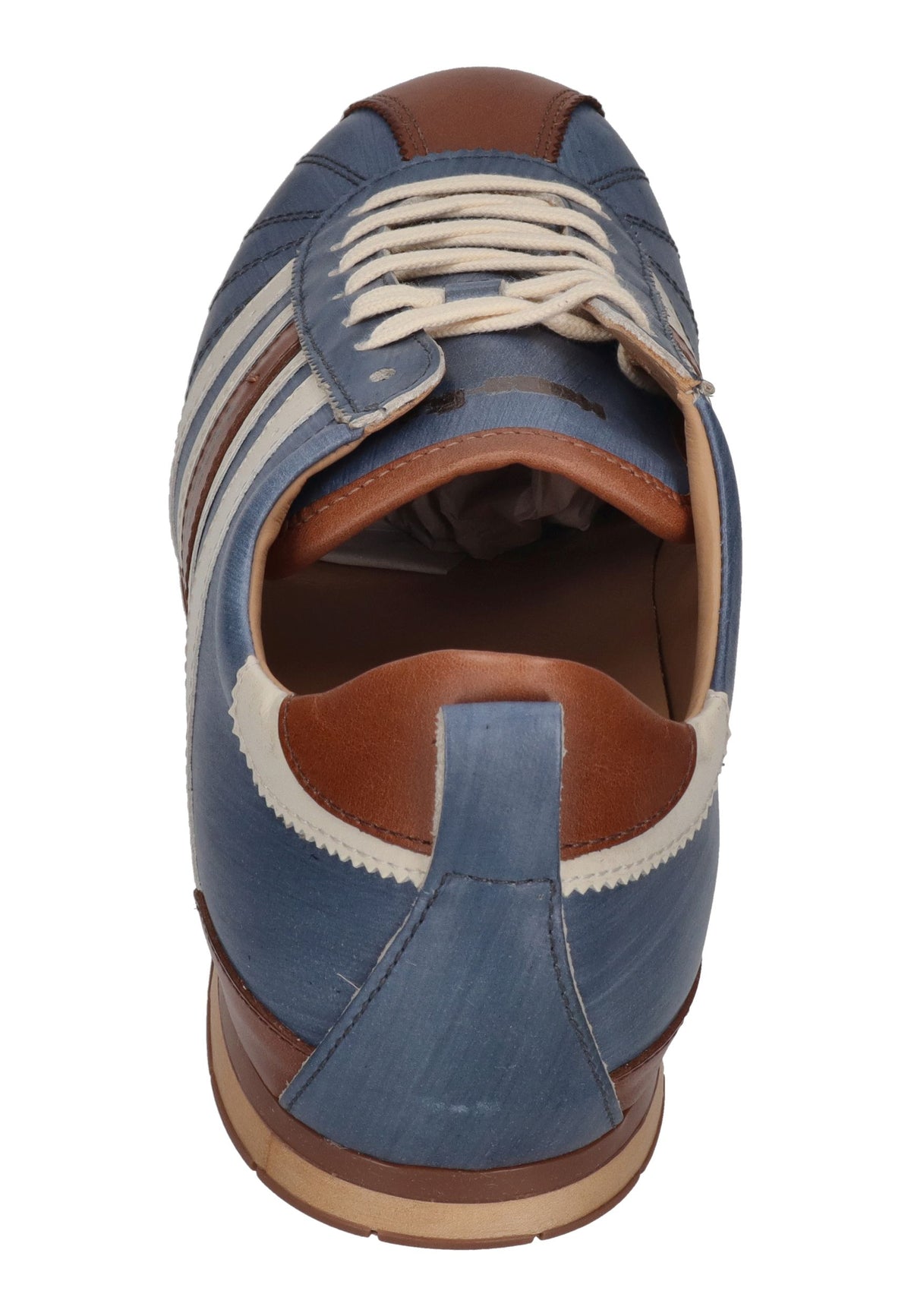 KAMO-GUTSU Herren Sneakers TIFO 049 ginepro cognac