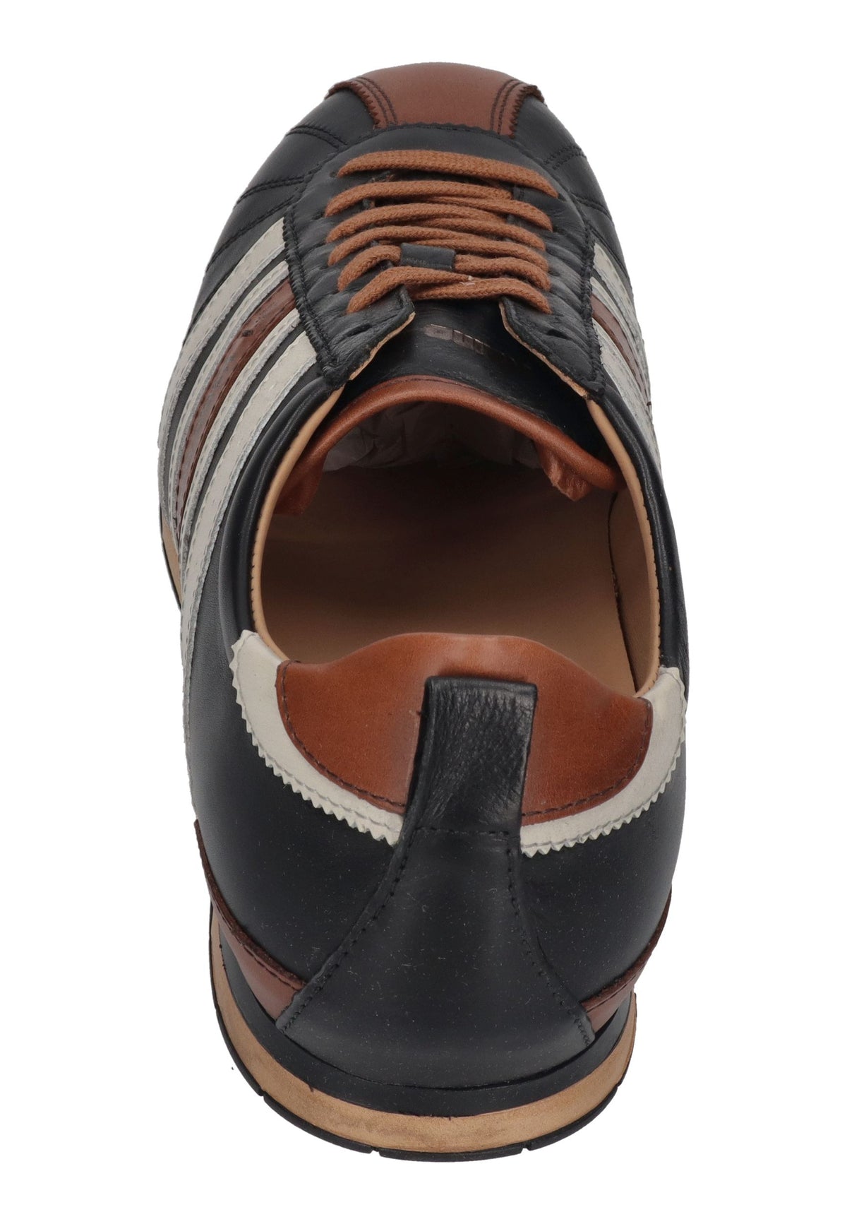 KAMO-GUTSU Herren Sneakers TIFO 049 nero cognac