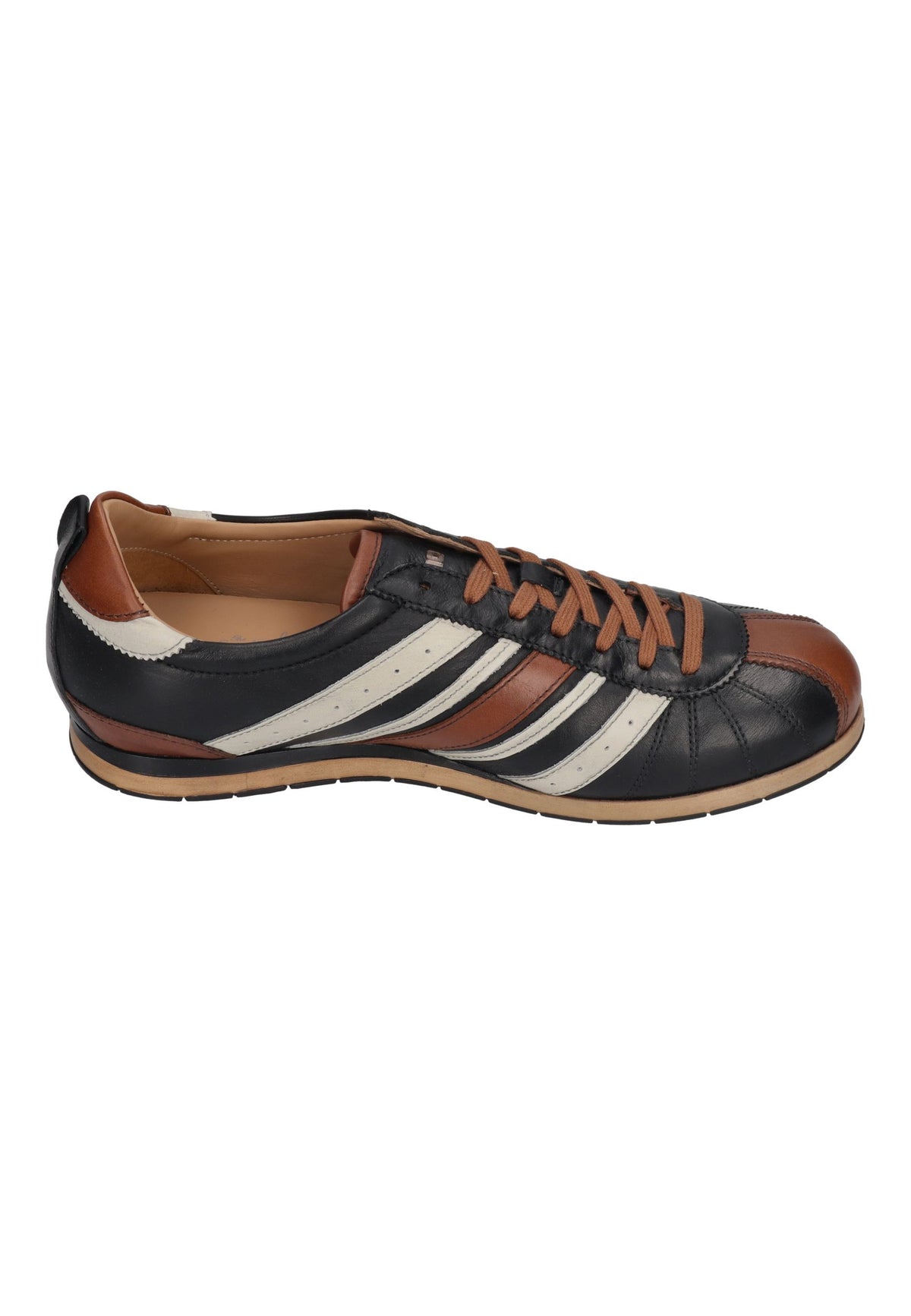 KAMO-GUTSU Herren Sneakers TIFO 049 nero cognac