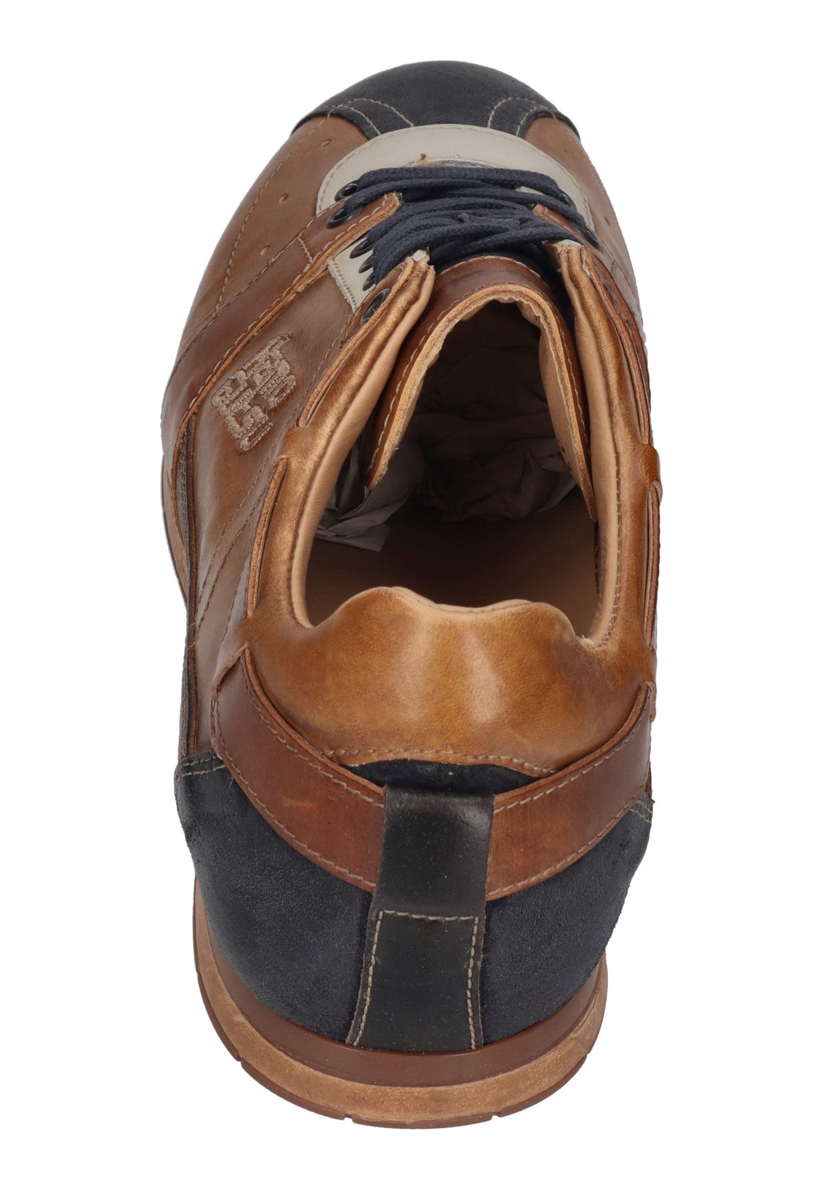 KAMO-GUTSU Herren Sneakers TIFO 051 denim castagno