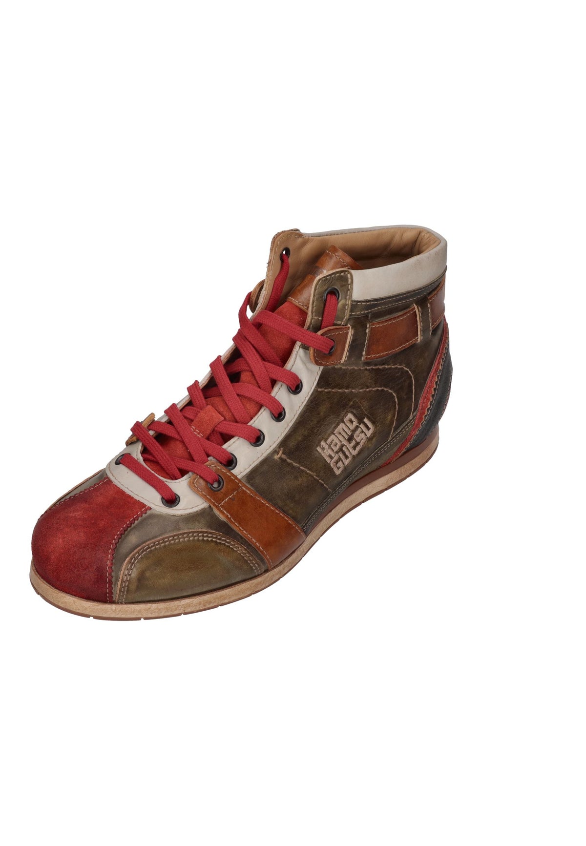 KAMO-GUTSU Herren Sneakers TIFO 112 rosso foresta
