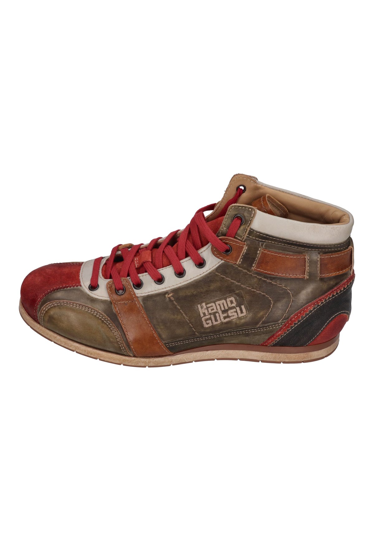 KAMO-GUTSU Herren Sneakers TIFO 112 rosso foresta
