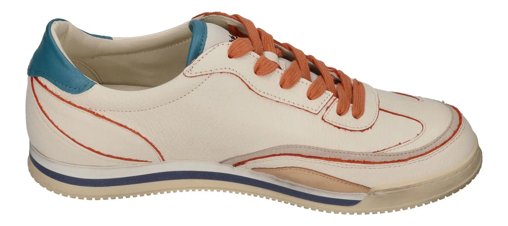 KAMO-GUTSU Herrenschuhe Sneakers SCUDO 006 crema+arancio