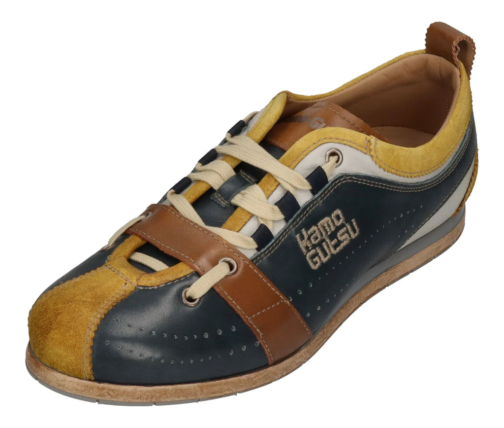 KAMO-GUTSU Herrenschuhe Sneakers TIFO 017 giallo navy – Sneaker | shoedealo.shop