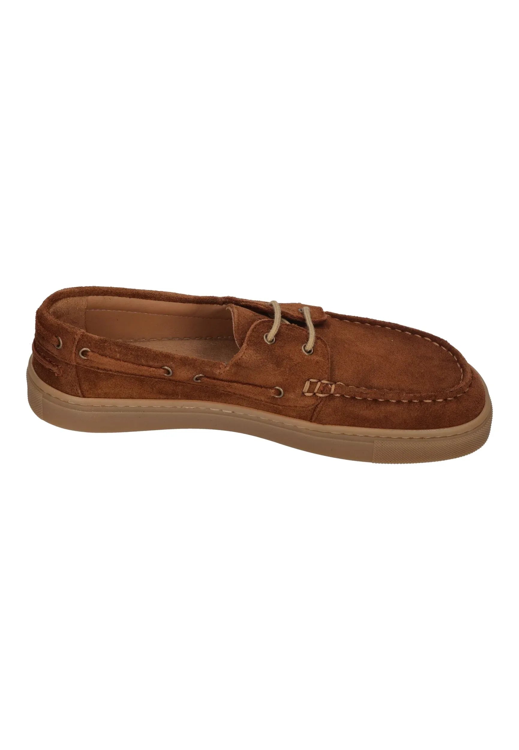KOEL Barefoot Damen Halbschuhe Bootsschuhe HIVERA SUEDE cognac