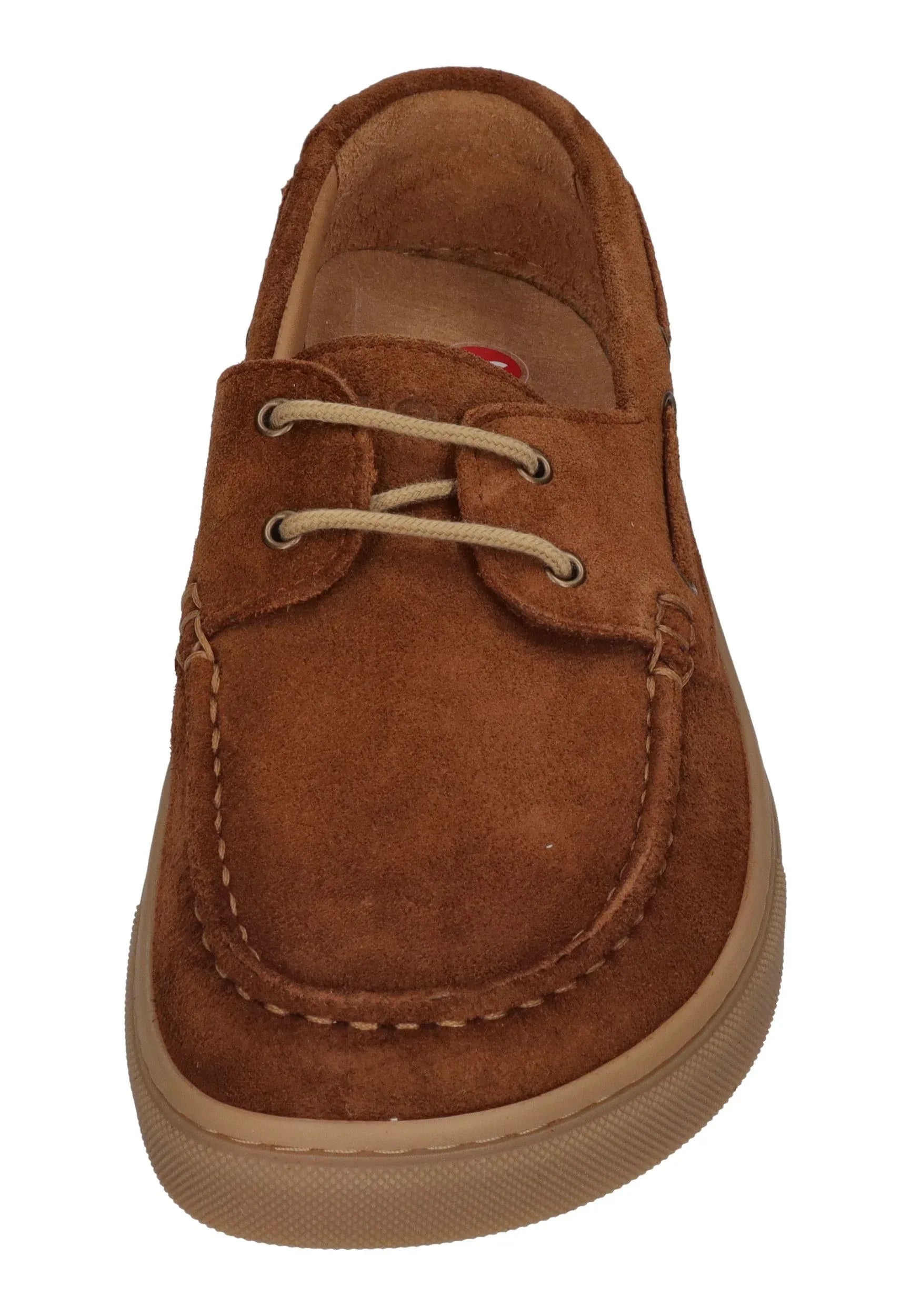KOEL Barefoot Damen Halbschuhe Bootsschuhe HIVERA SUEDE cognac
