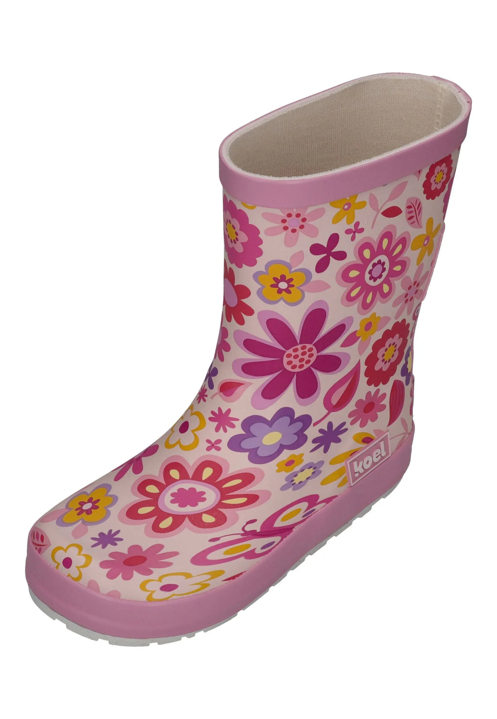 KOEL Barefoot - Gummistiefel WELLIE BARE MULTI fuchsia flowers – Gummistiefel - ["gid://shopify/Metaobject/186632929609"] | s
