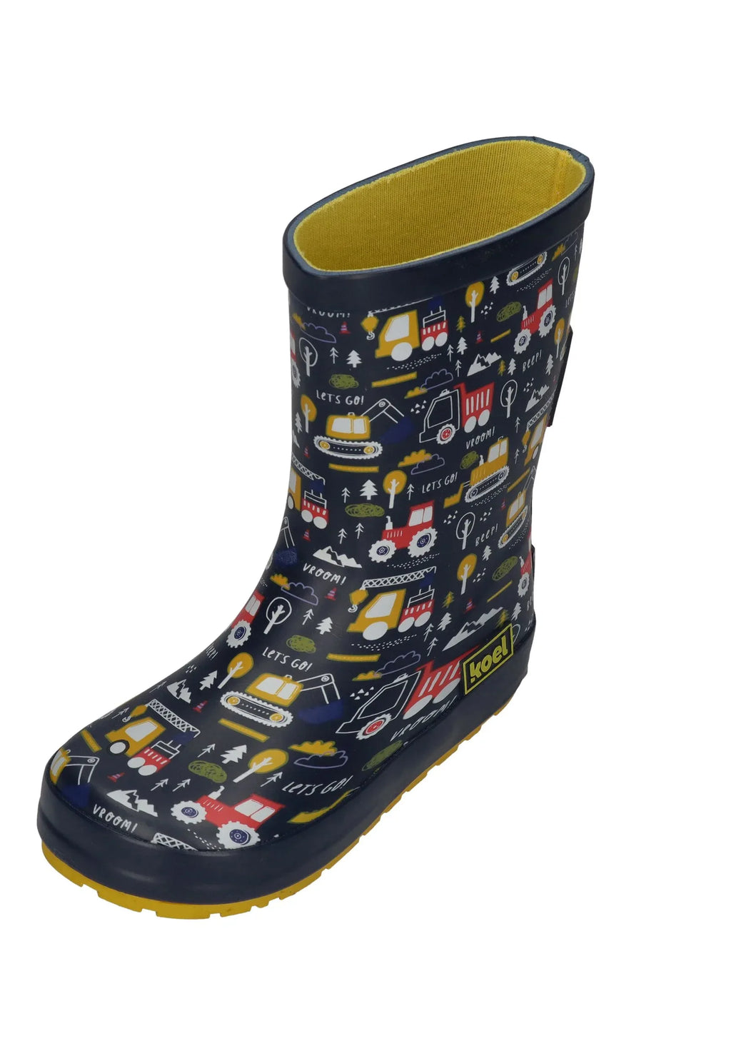 KOEL Kinder Barefoot Gummistiefel WELLIE TRACTOR V2 print blue – Gummistiefel - ["gid://shopify/Metaobject/186632929609"] | s