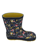 KOEL Kinder Barefoot Gummistiefel WELLIE TRACTOR V2 print blue – Gummistiefel - ["gid://shopify/Metaobject/186632929 – Bild 4