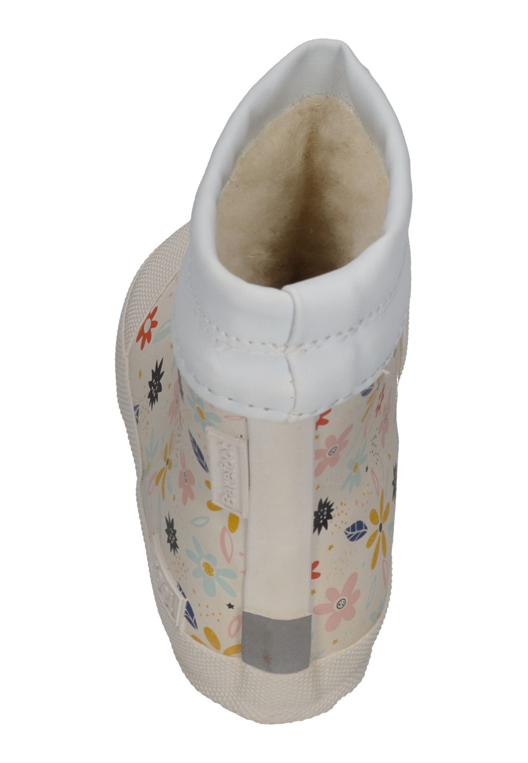 KOEL Barefoot Gummistiefel für Kleinkinder WIBI PRINT WOOL flowers white