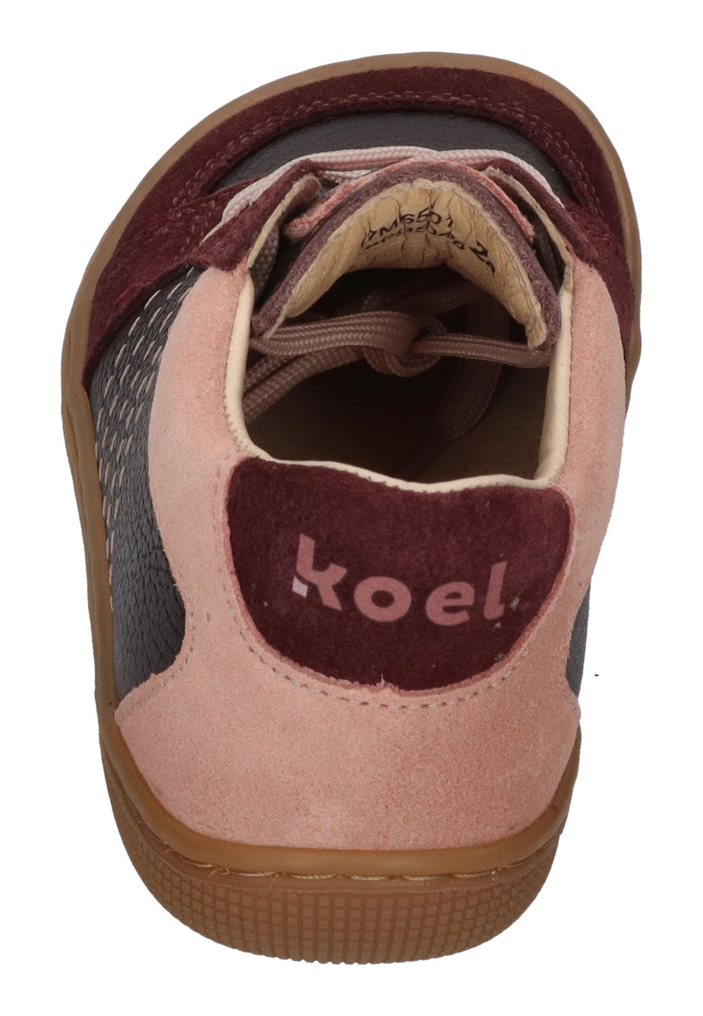KOEL Barefoot Kinder Sneakers DION SUEDE bordo