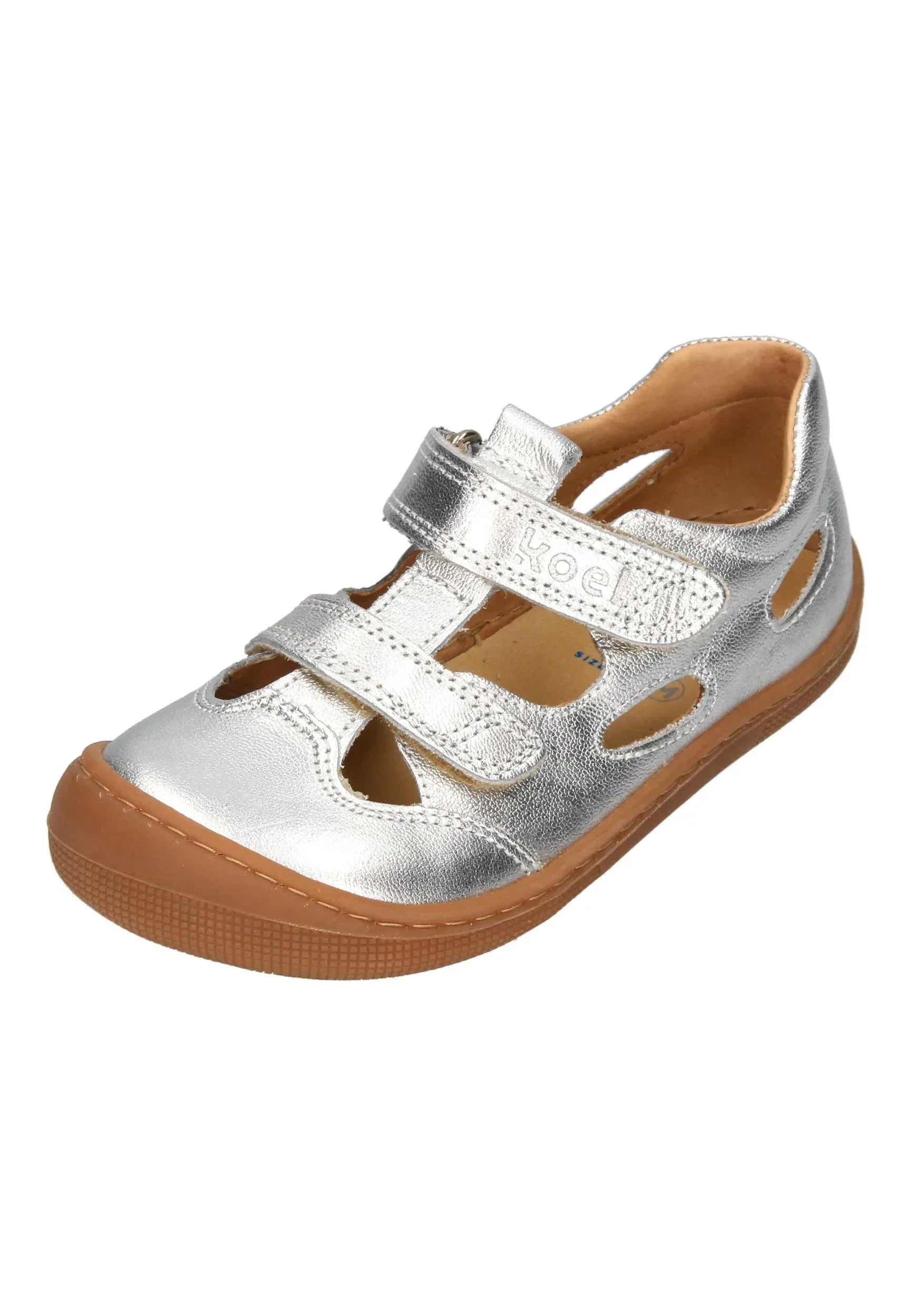 KOEL Barefoot Kinder - DEEN METALIC - silver – Barfußschuhe - Grau | shoedealo.shop