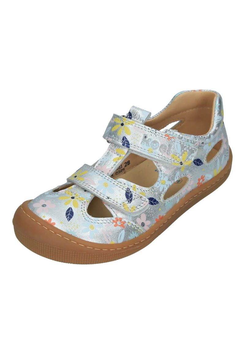 KOEL Barefoot Kinder - DEEN PRINT - silver – Barfußschuhe - Grau | shoedealo.shop