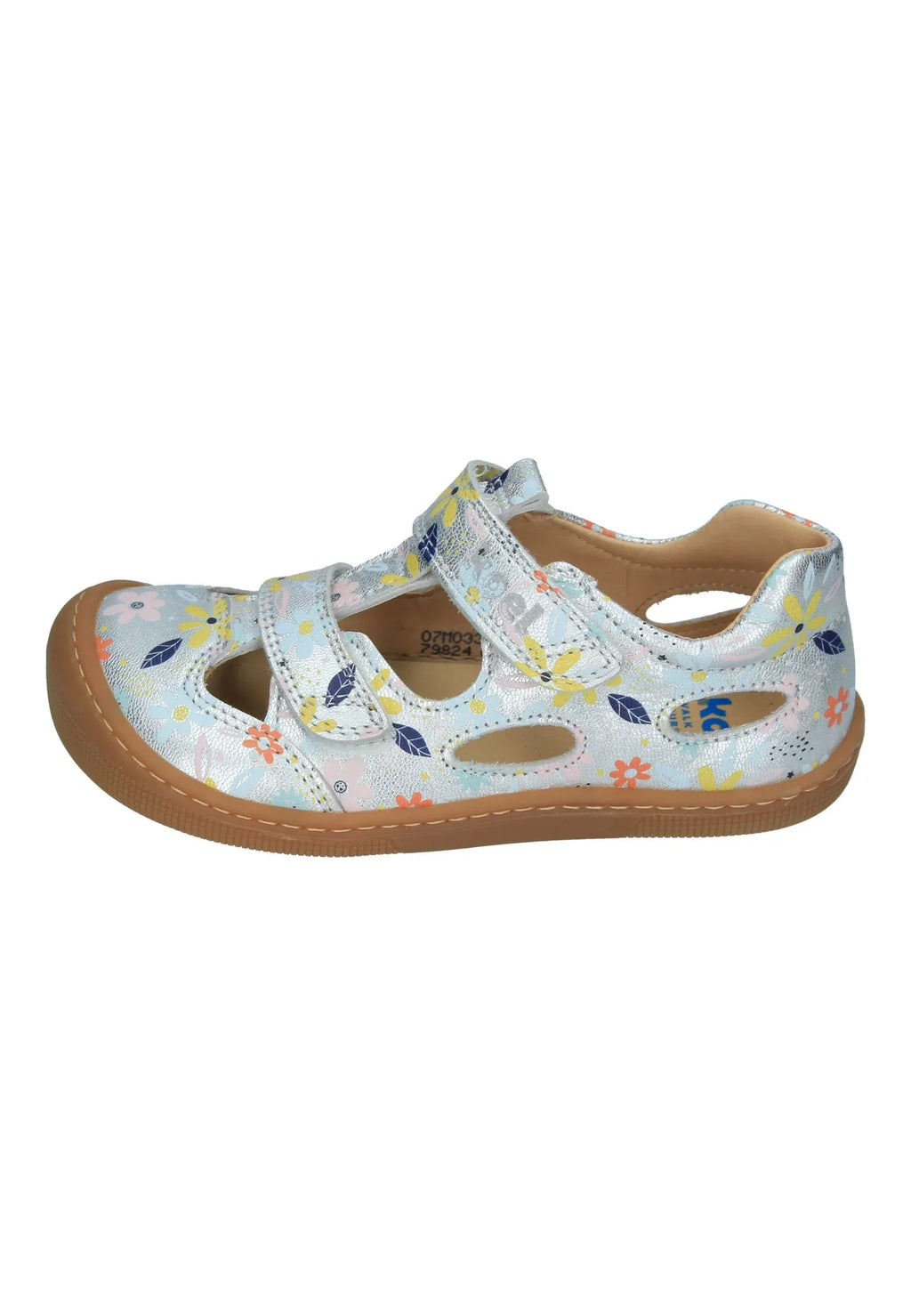 KOEL Barefoot Kinder - DEEN PRINT - silver – Barfußschuhe - Grau | shoedealo.shop – Bild 2