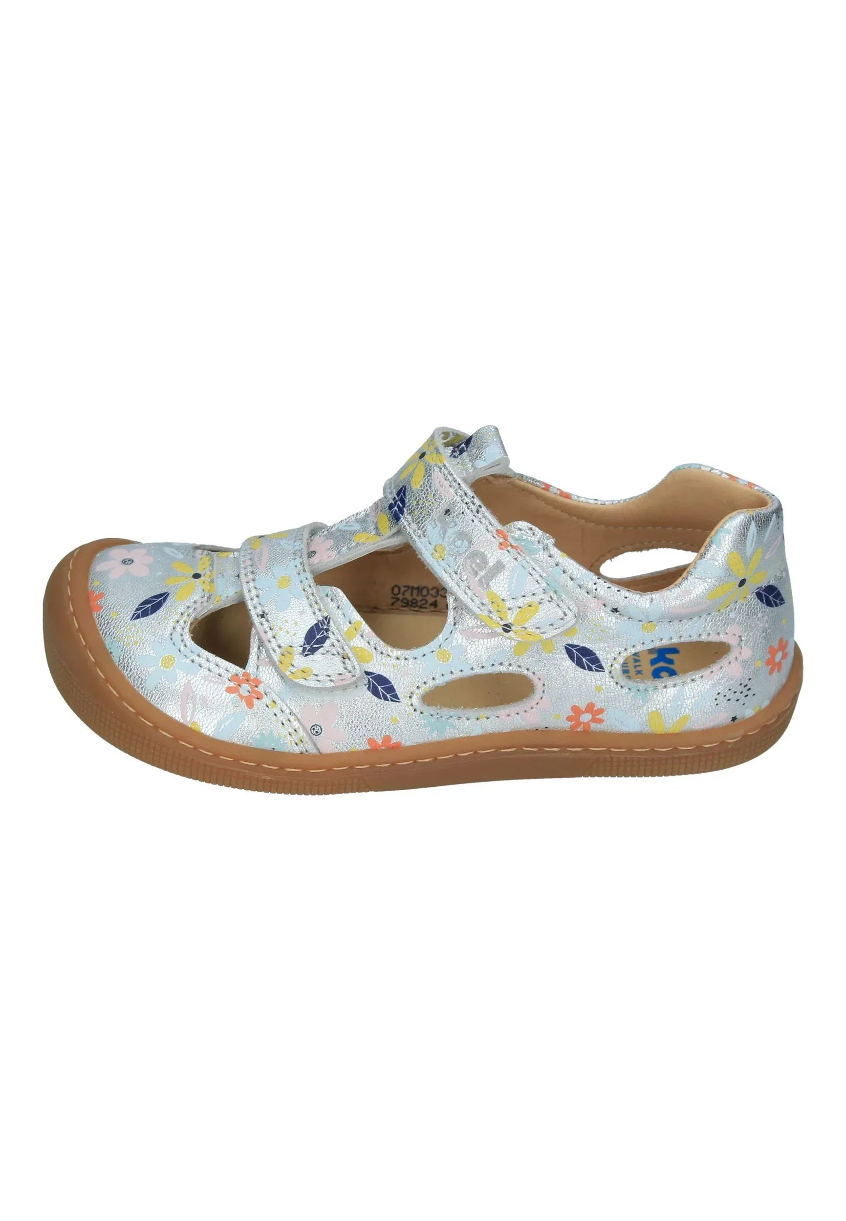 KOEL Barefoot Kinder - DEEN PRINT - silver – Barfußschuhe - Grau | shoedealo.shop – Bild 2
