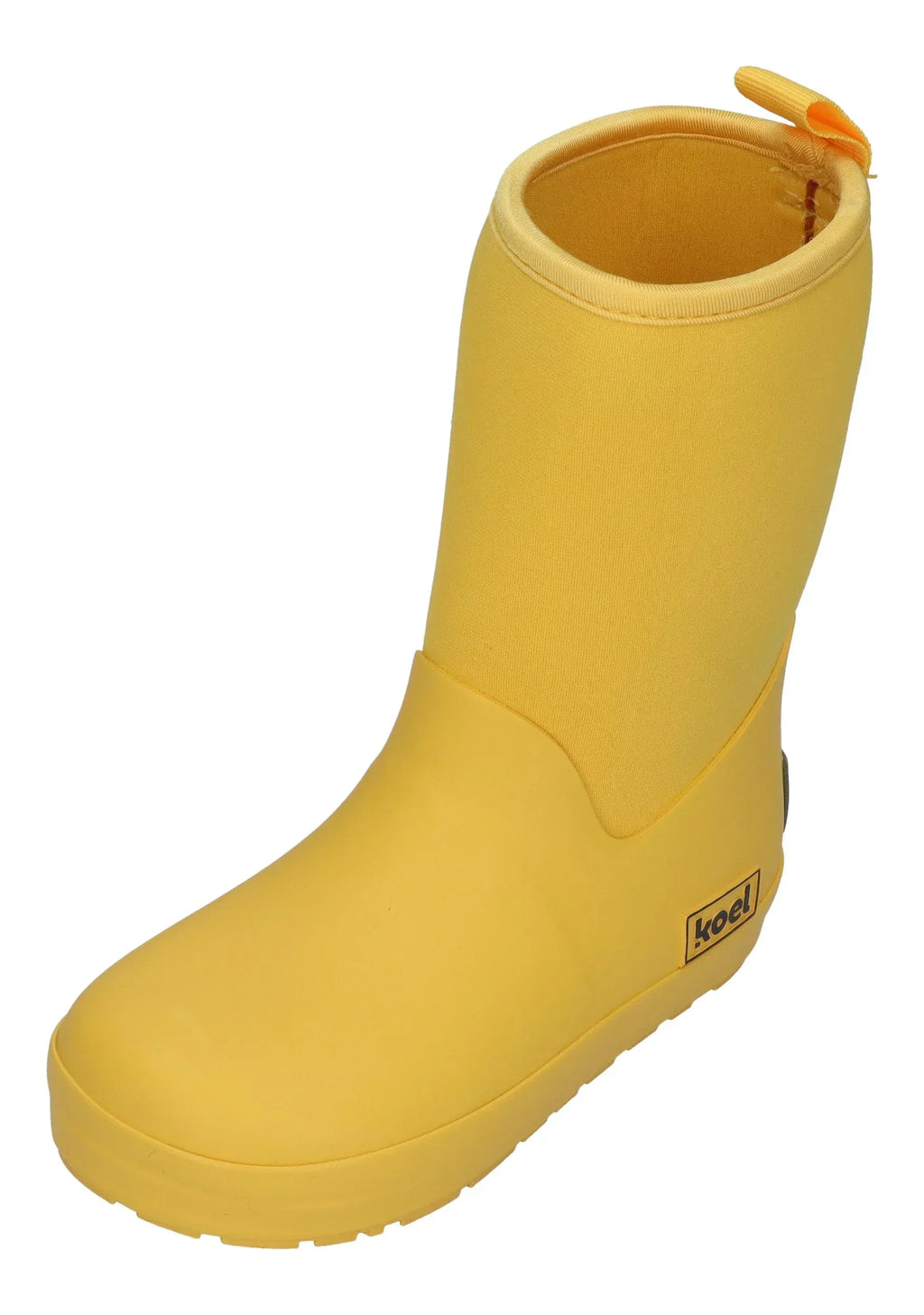 KOEL Kinder Barefoot Gummistiefel NEOPREN WELLIE yellow