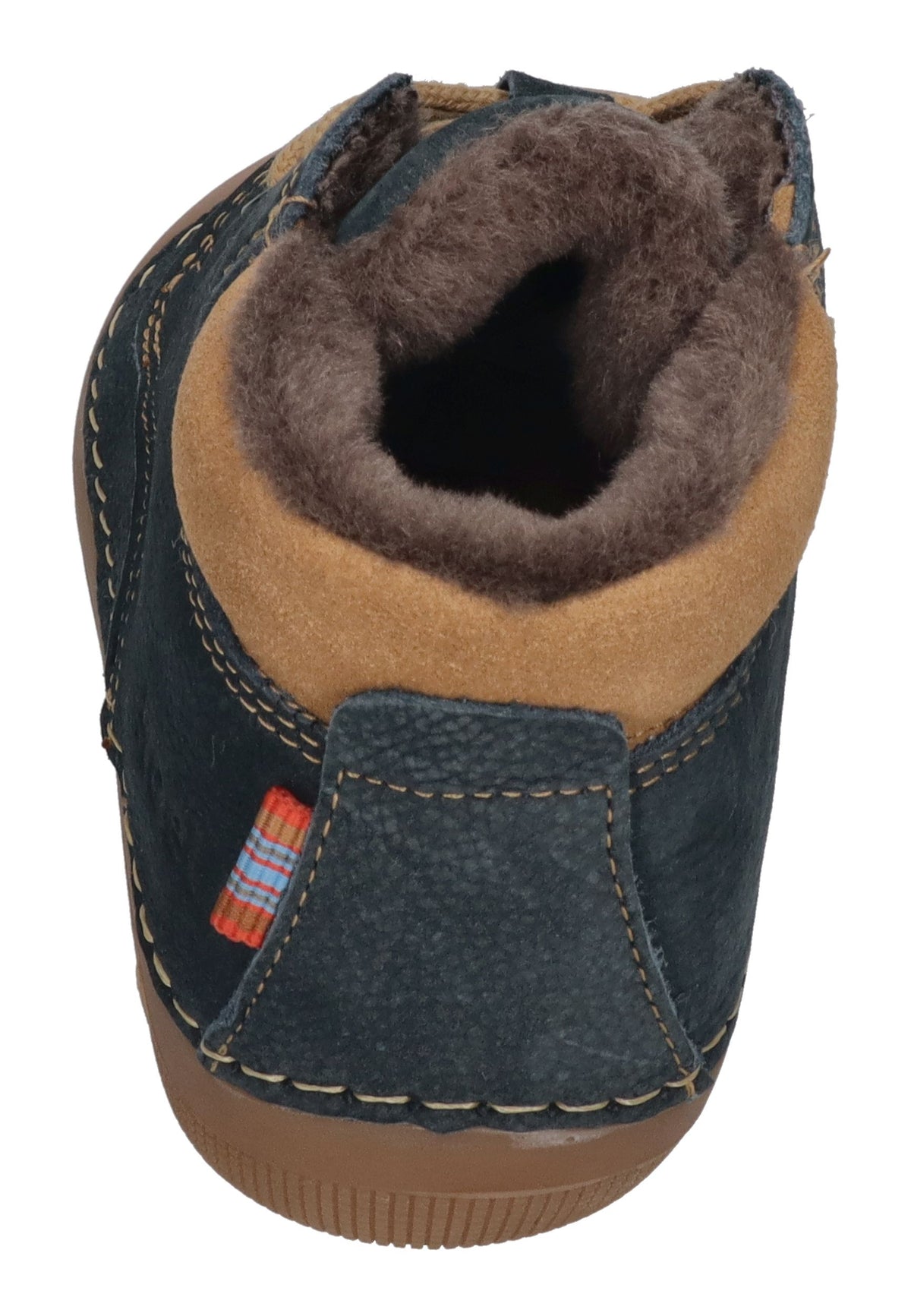 KOEL Barefoot Kinder Lauflernschuhe AVA LEATHER WOOL blue