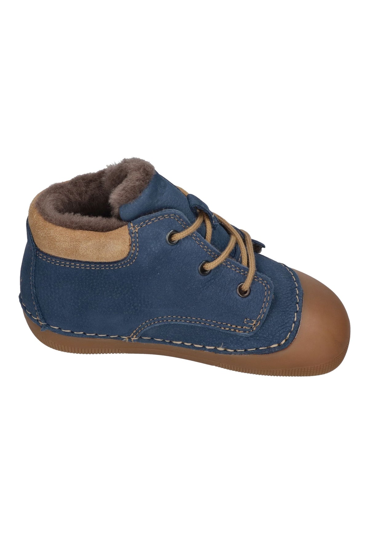 KOEL Barefoot Kinder Lauflernschuhe AVA LEATHER WOOL jeans