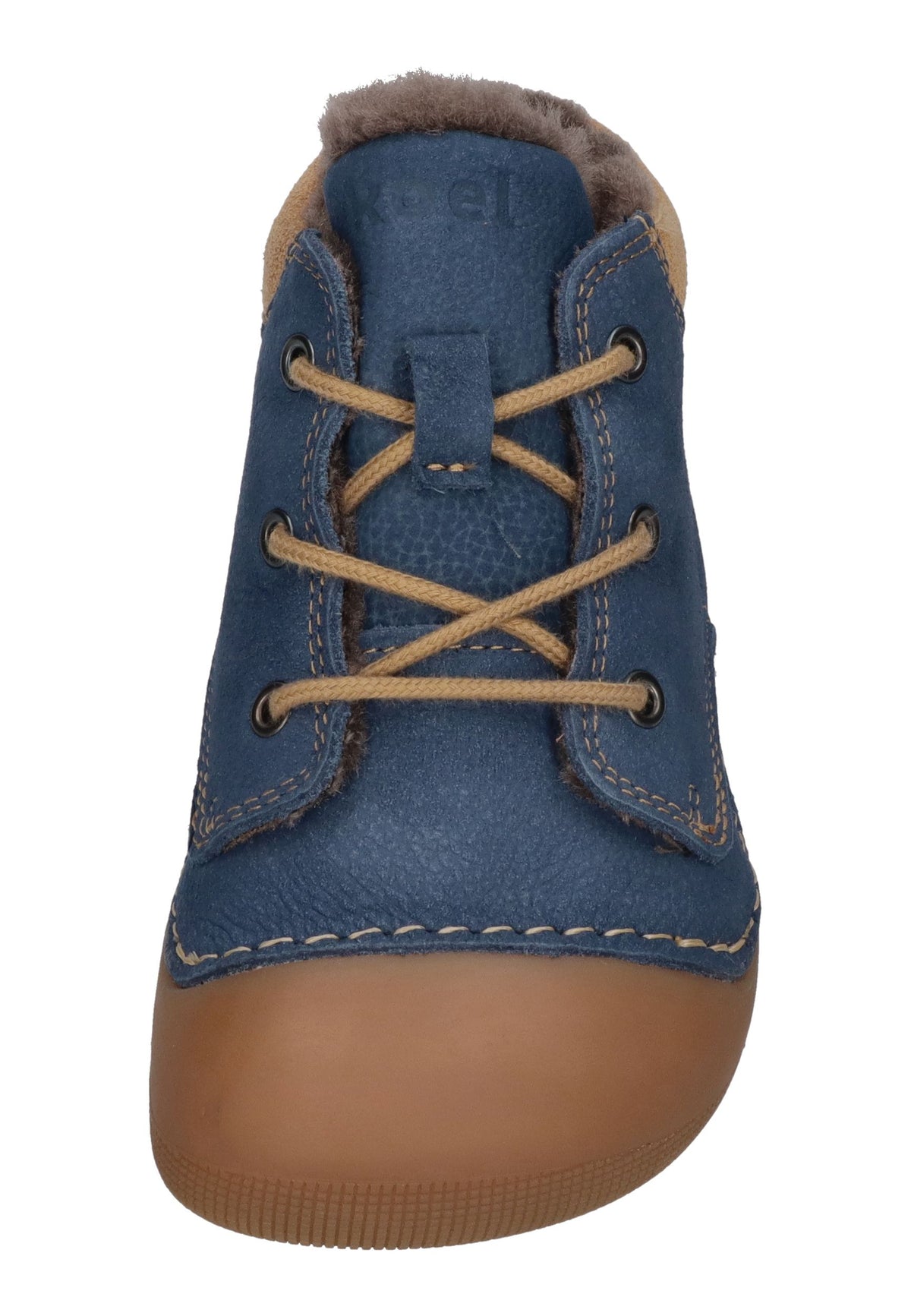 KOEL Barefoot Kinder Lauflernschuhe AVA LEATHER WOOL jeans