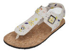 KOEL Barefoot Teenager Sandalen- ABRIANA PRINT off white